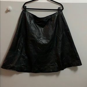 Sejour leather skirt